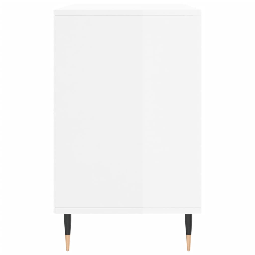 Ormarić za cipele sjajni bijeli 102x36x60 cm konstruirano drvo