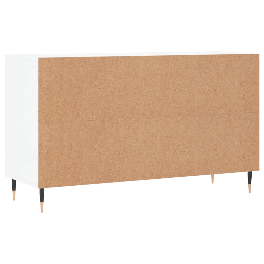 Ormarić za cipele sjajni bijeli 102x36x60 cm konstruirano drvo