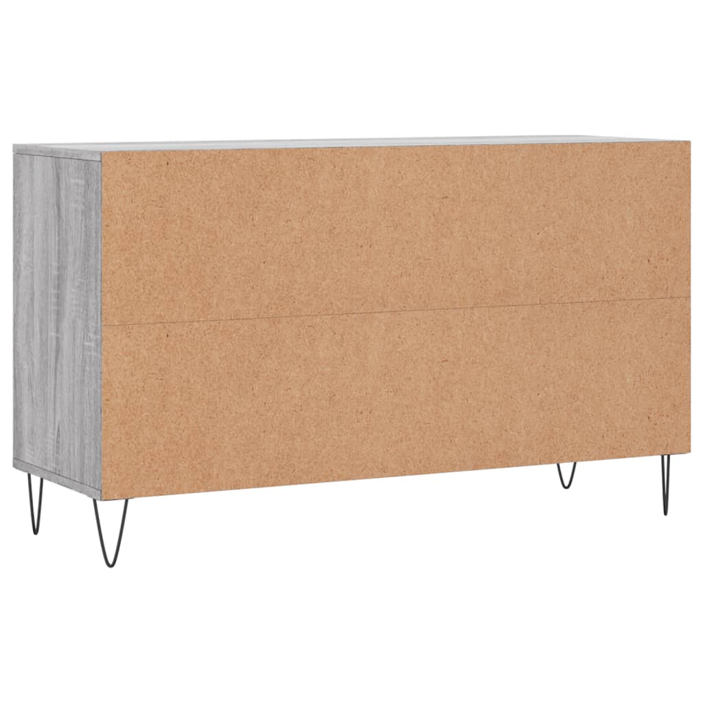Ormarić za cipele boja betona 102x36x60 cm konstruirano drvo