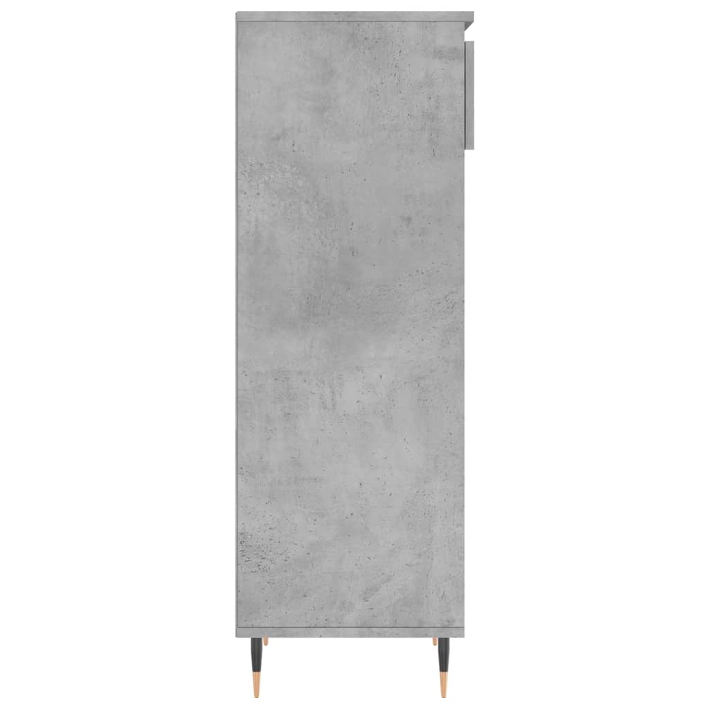 Ormarić za cipele boja betona 40x36x105 cm konstruirano drvo