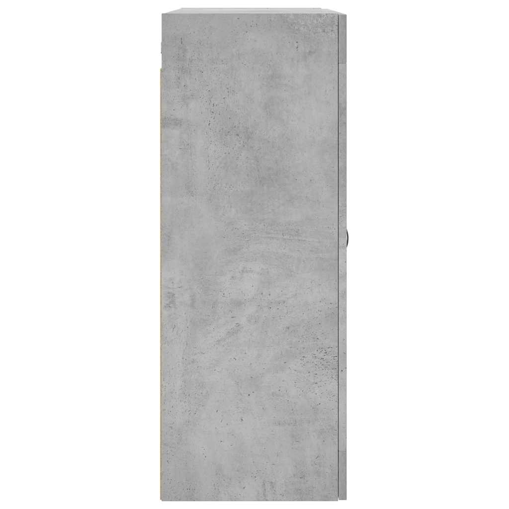Zidni ormarić siva boja betona 69,5x34x90 cm konstruirano drvo