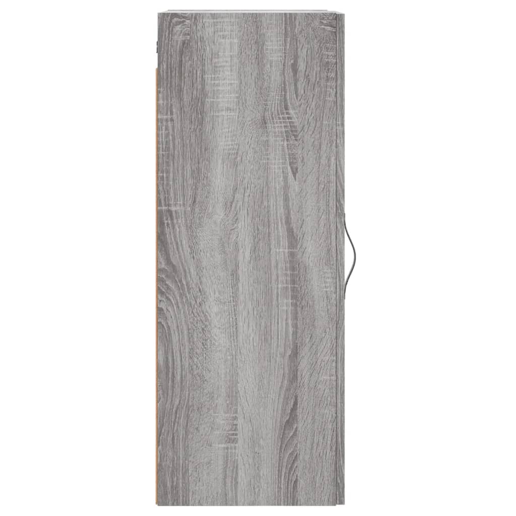 Zidni ormarić siva boja hrasta 34,5x34x90 cm konstruirano drvo