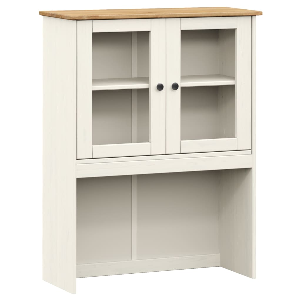Visoka komoda VIGO bijela 80 x 40 x 176 cm od masivne borovine