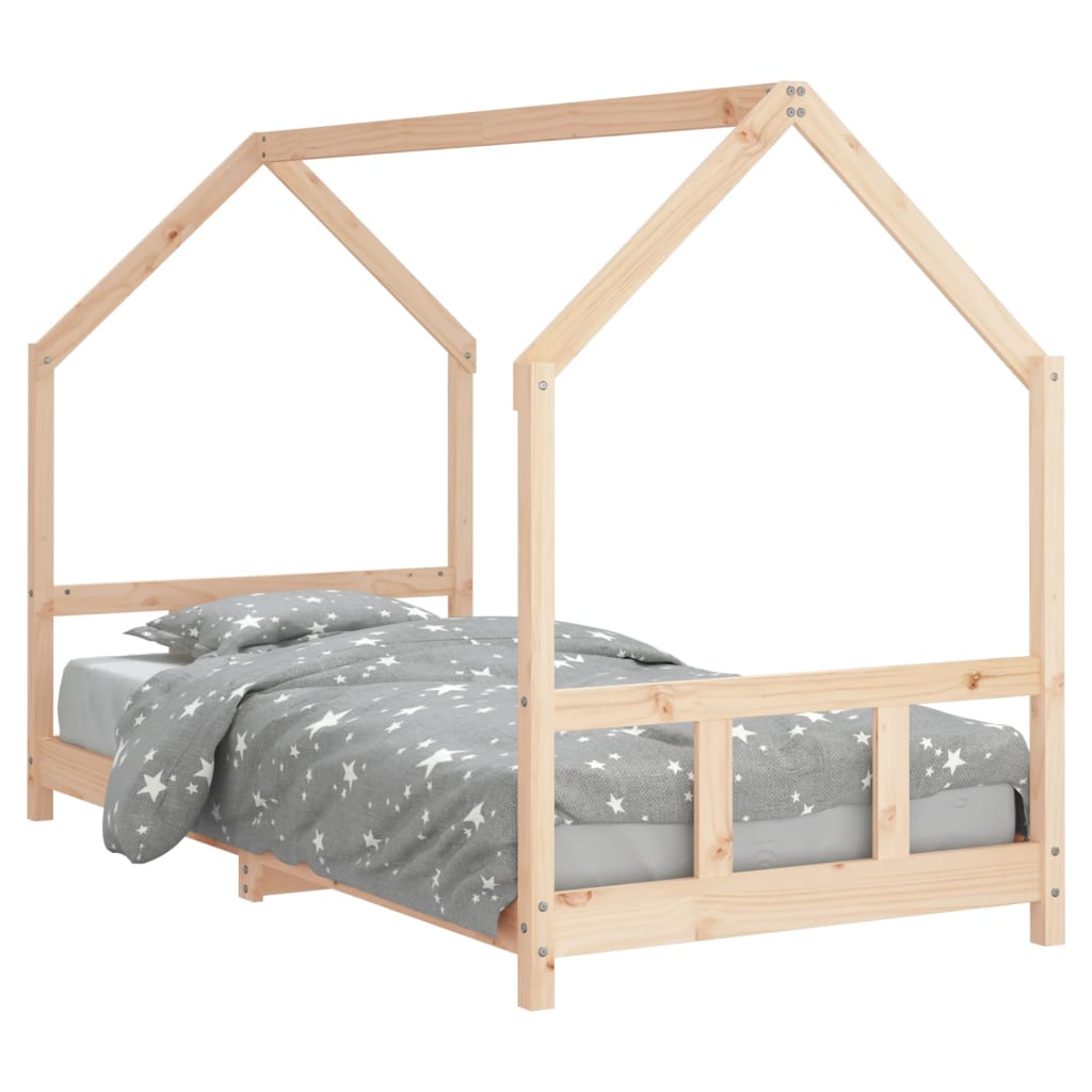 Okvir za dječji krevet 90 x 190 cm od masivne borovine
