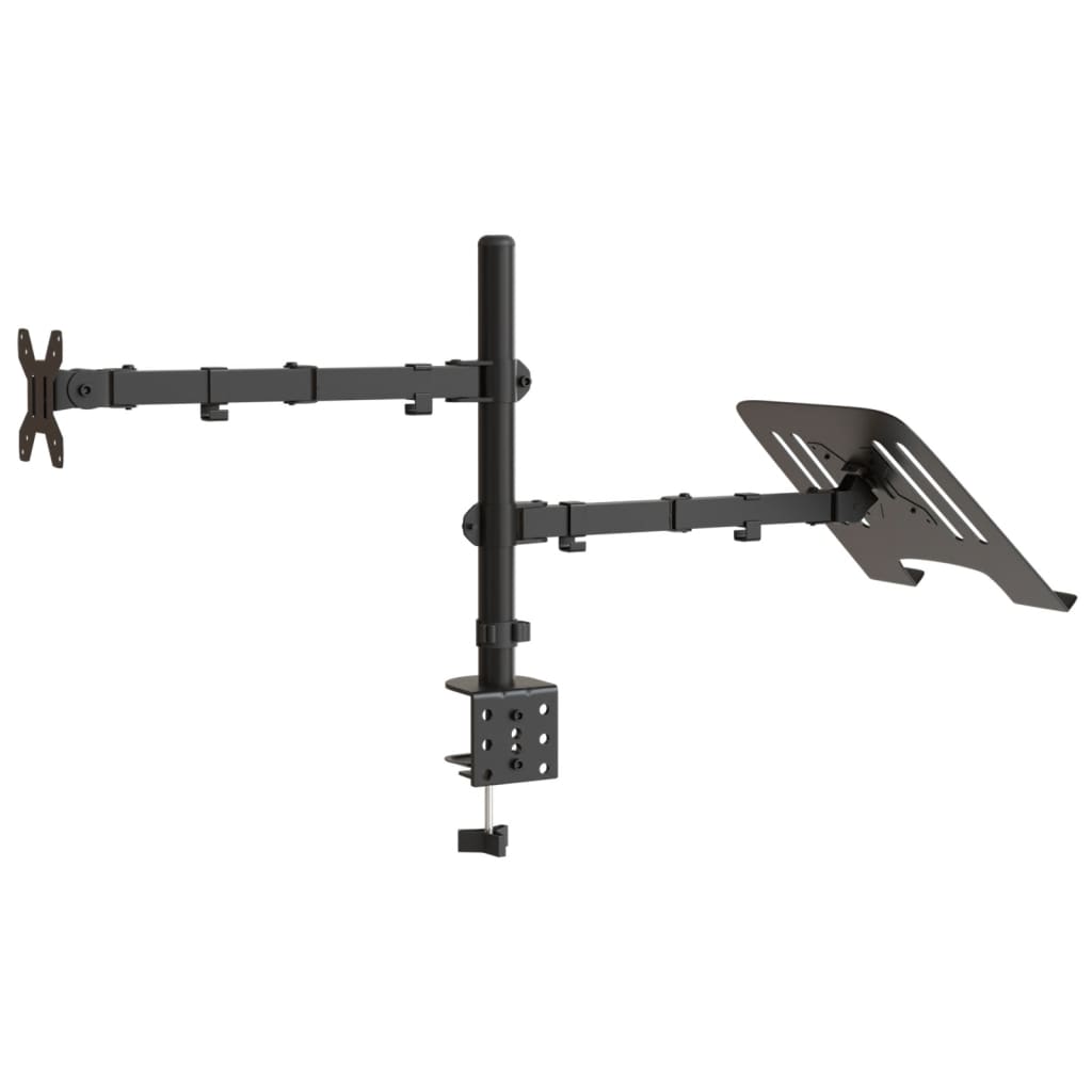 Nosač za monitor crni čelični VESA 75/100 mm