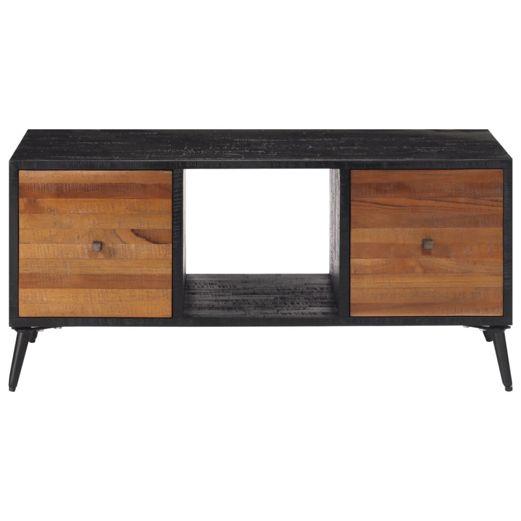 Stolić za kavu 90 x 50 x 41 cm od masivne obnovljene tikovine