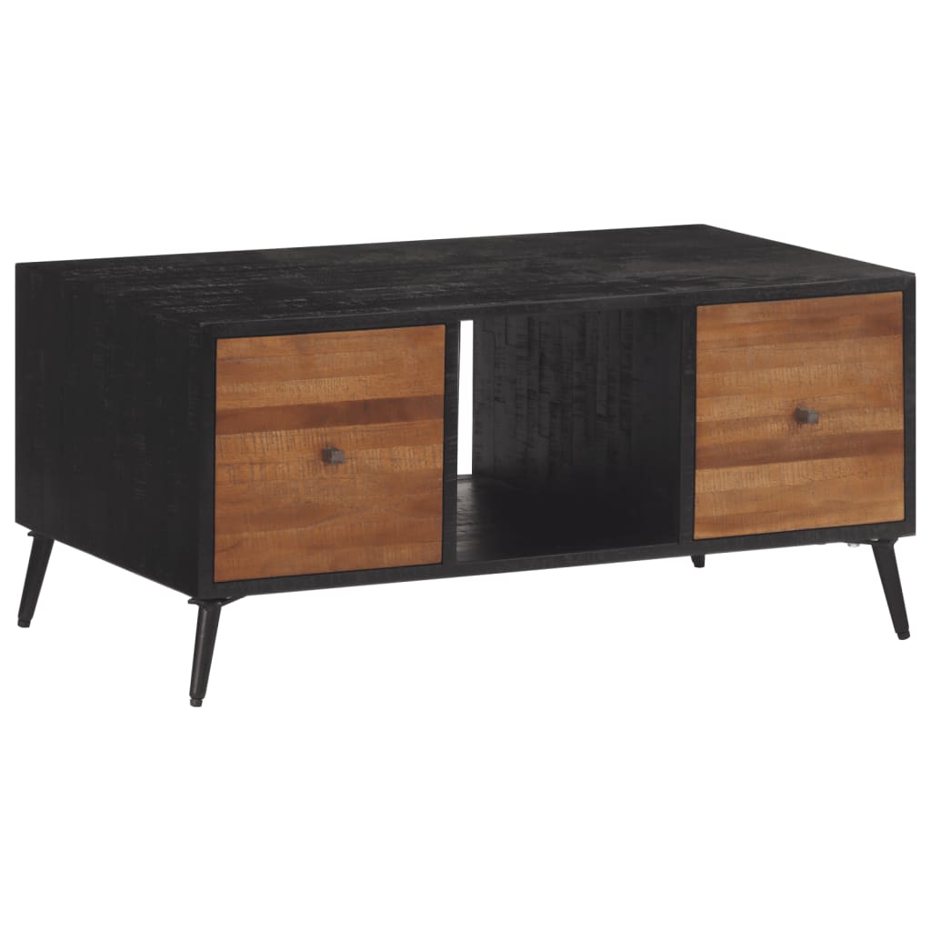 Stolić za kavu 90 x 50 x 41 cm od masivne obnovljene tikovine
