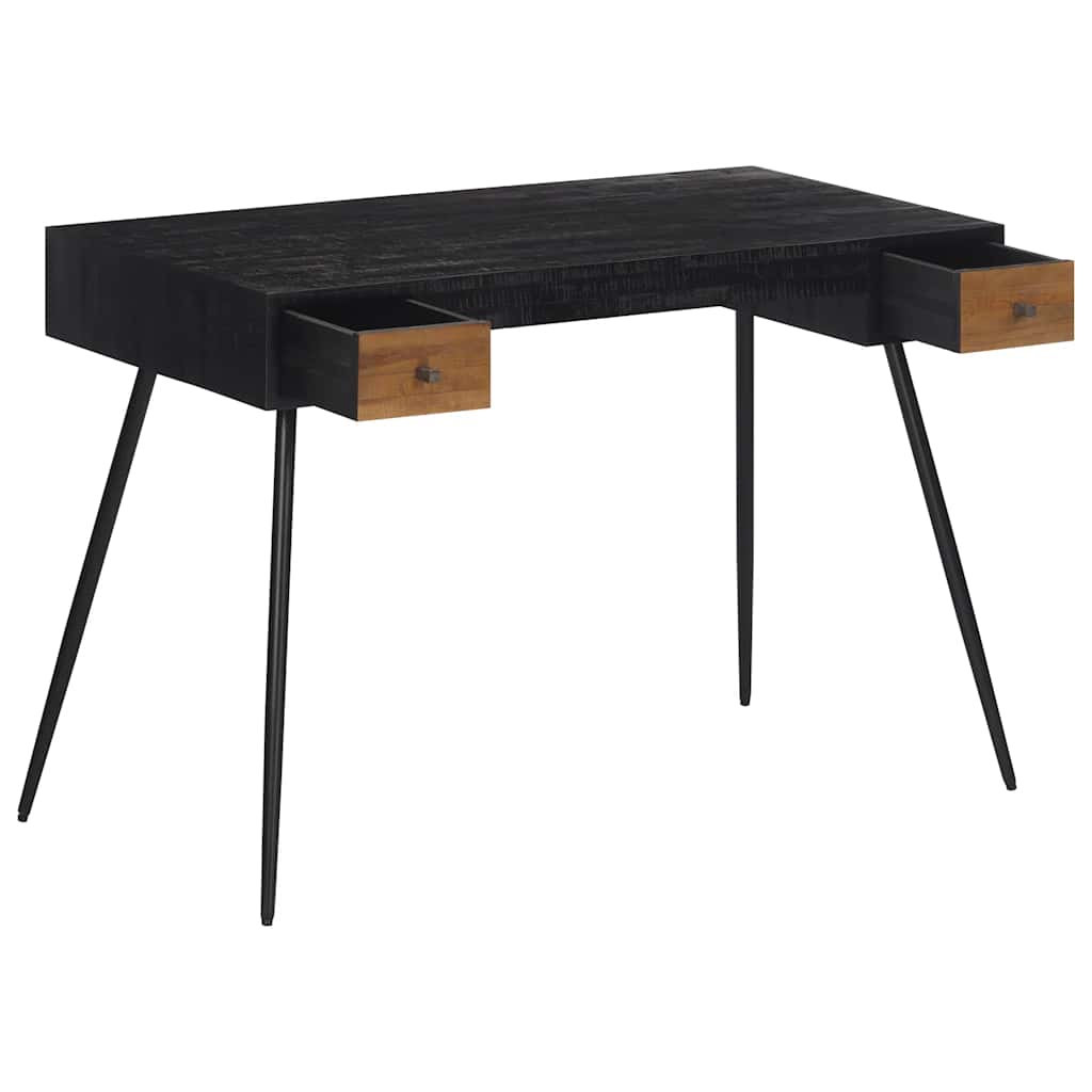 Radni stol 117 x 56,5 x 75 cm od masivne obnovljene tikovine