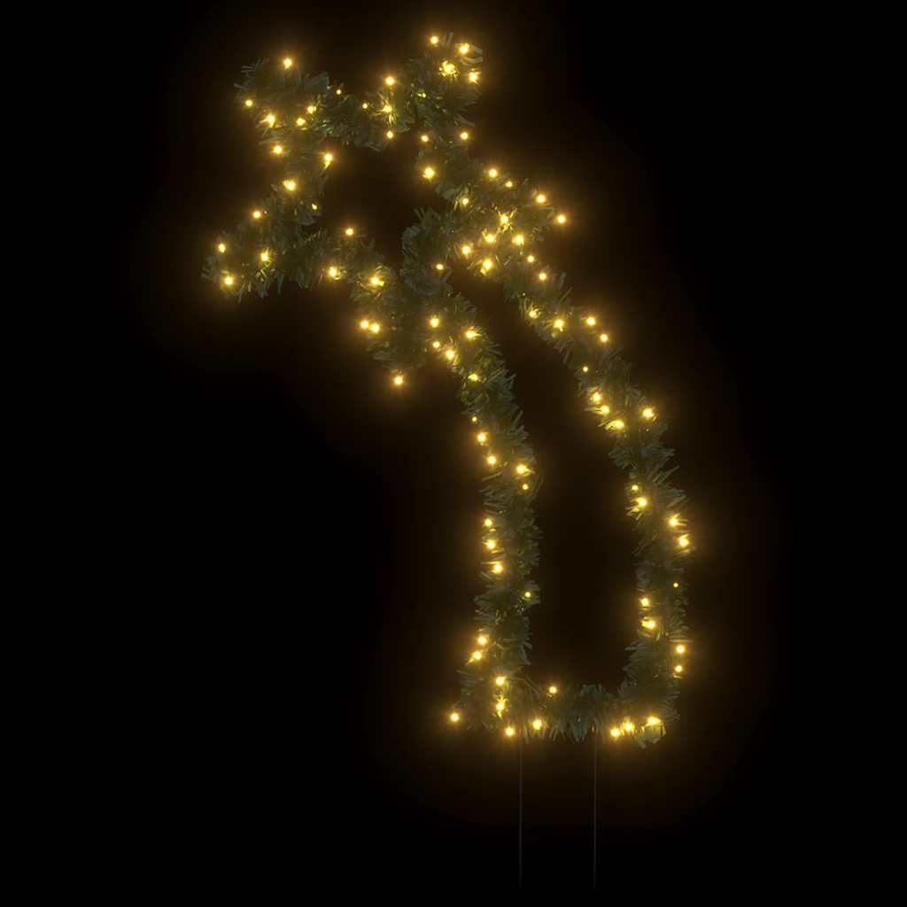 Ukrasno božićno svjetlo sa šiljcima oblik meteora 115 LED 89 cm