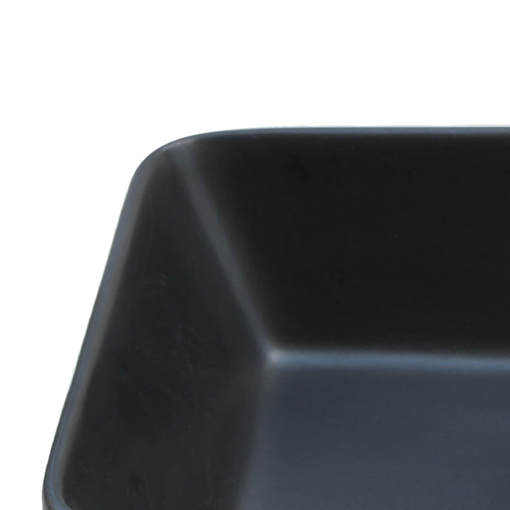 Nadgradni umivaonik crno-smeđi 46 x 35,5 x 13 cm keramički