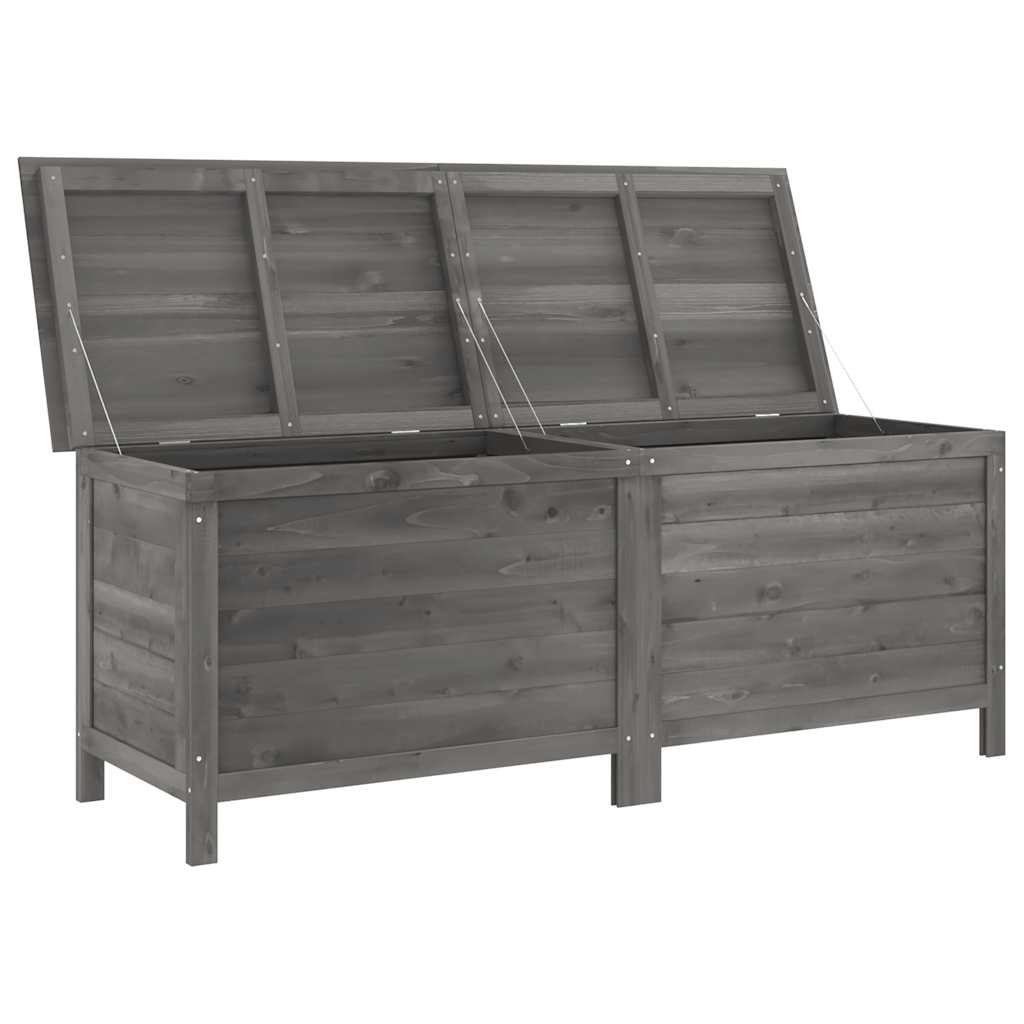 Vrtna kutija za pohranu antracit 150 x 50 x 56,5 cm od jelovine