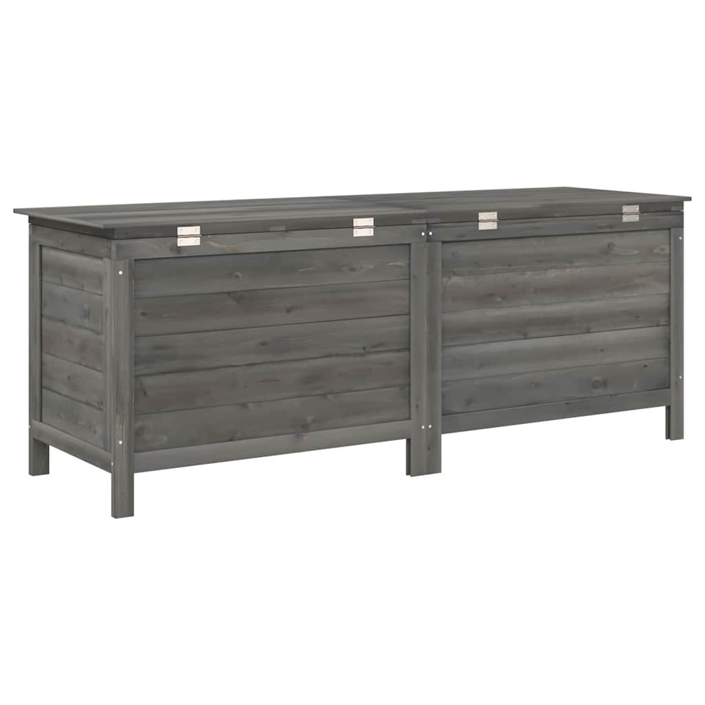 Vrtna kutija za pohranu antracit 150 x 50 x 56,5 cm od jelovine