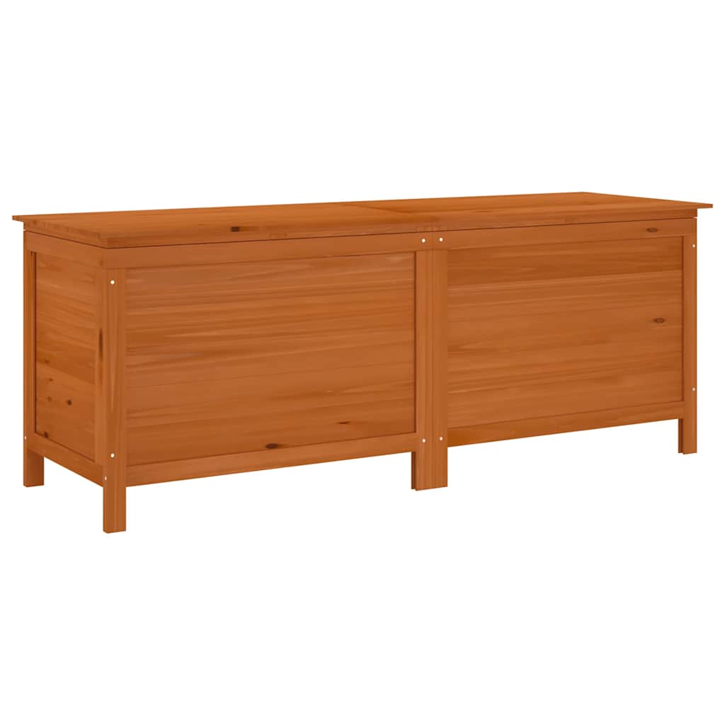Vrtna kutija za pohranu smeđa 150x50x56,5 cm masivna jelovina