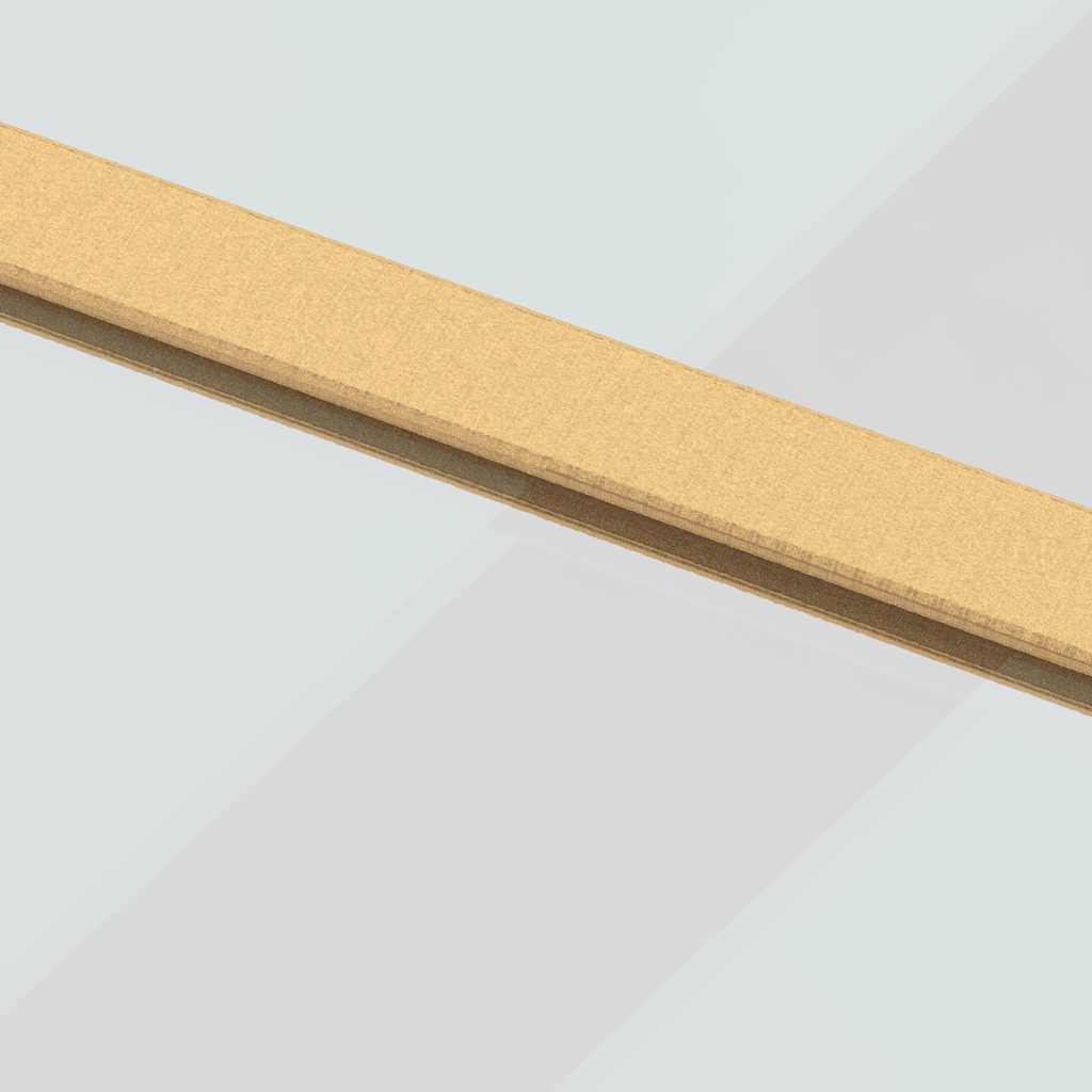 Klizna vrata zlatna 90 x 205 cm prozirno staklo ESG i aluminij