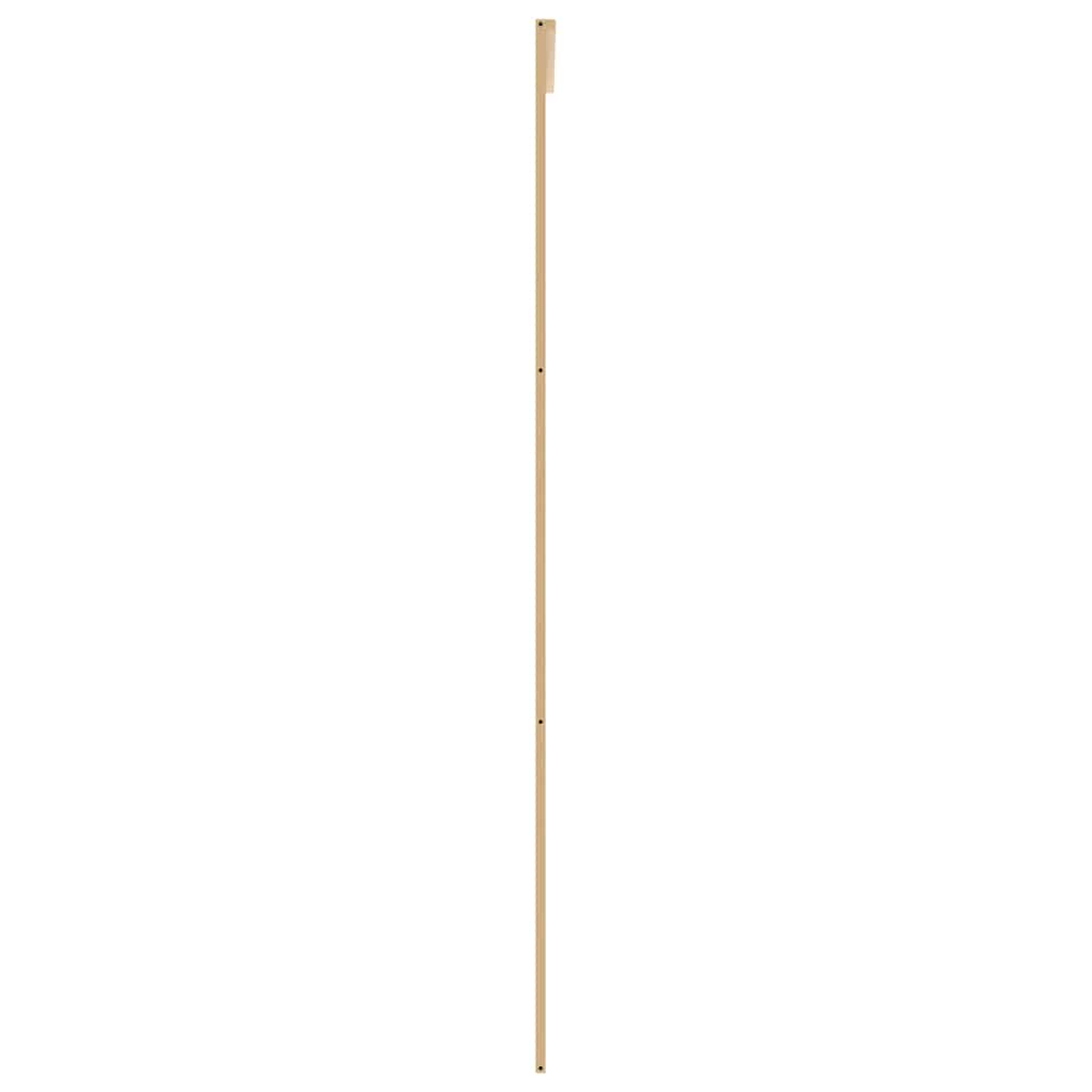 Klizna vrata zlatna 102,5x205 cm prozirno staklo ESG i aluminij