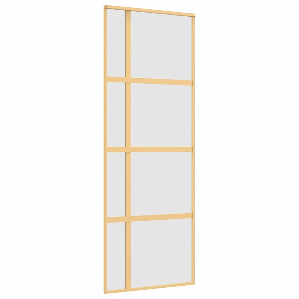 Klizna vrata zlatna 76x205 cm matirano staklo ESG i aluminij