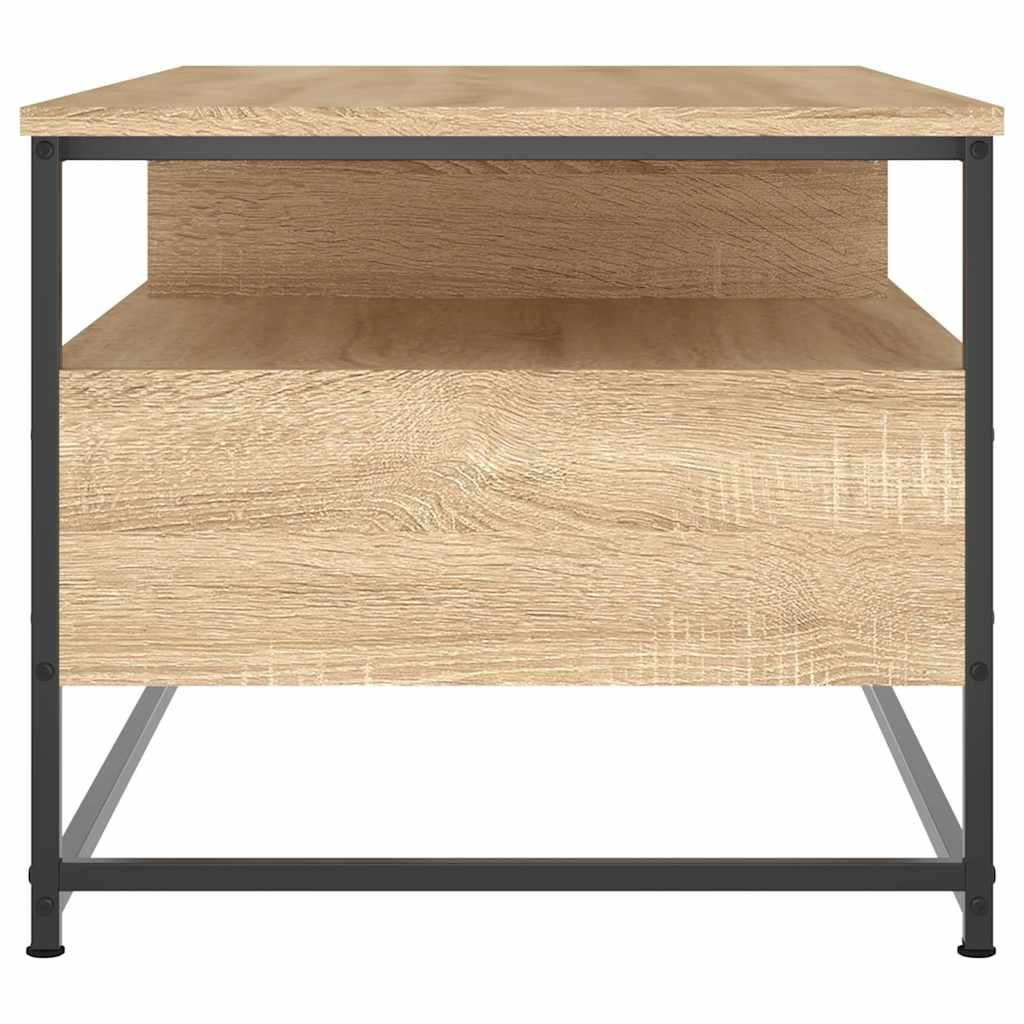 Stolić za kavu boja hrasta 100 x 51 x 45 cm konstruirano drvo