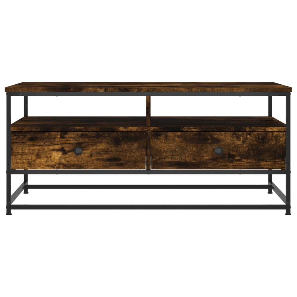 Stolić za kavu boja hrasta 100 x 51 x 45 cm konstruirano drvo