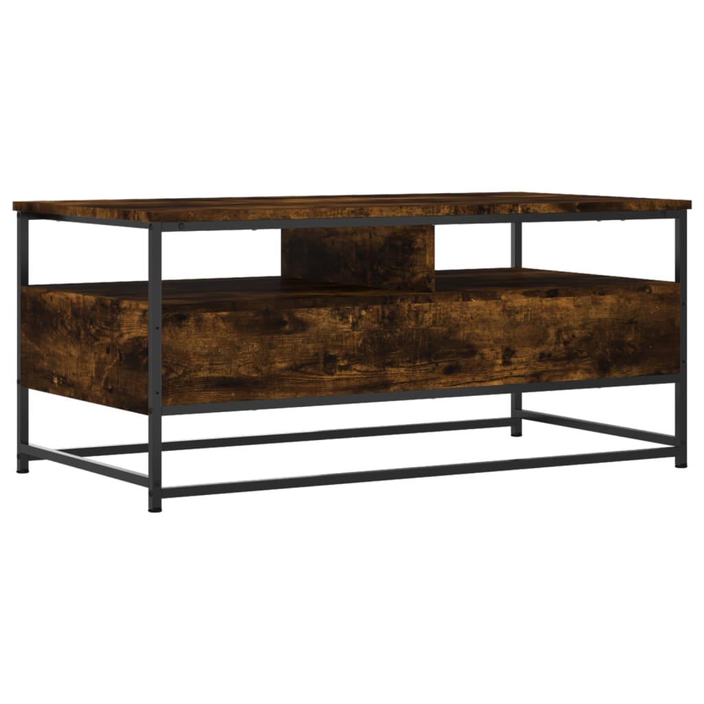 Stolić za kavu boja hrasta 100 x 51 x 45 cm konstruirano drvo