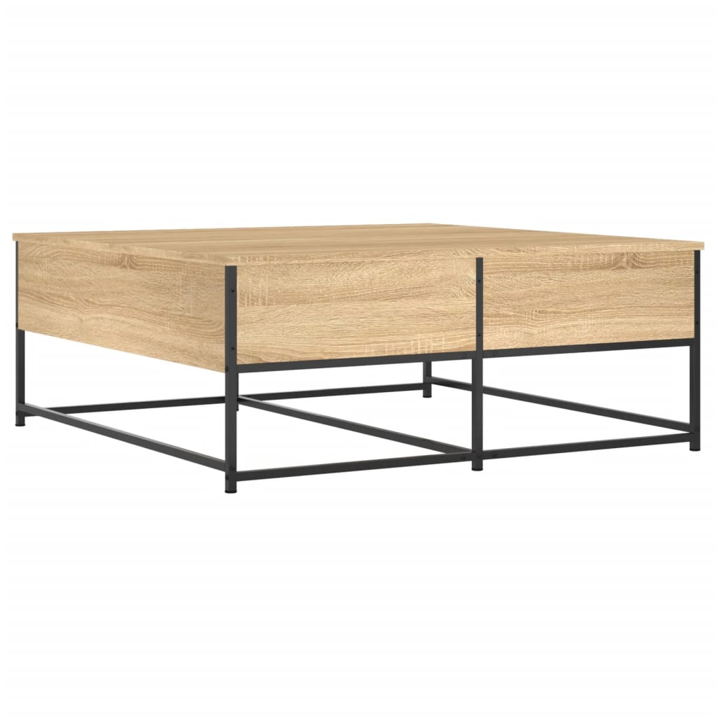 Stolić za kavu boja hrasta 100x99x40 cm konstruirano drvo