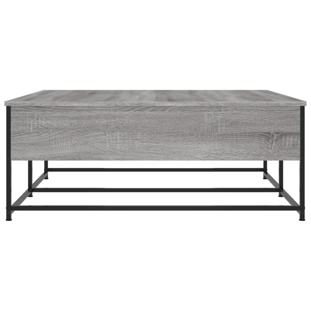 Stolić za kavu boja sivog hrasta 100x99x40 cm konstruirano drvo
