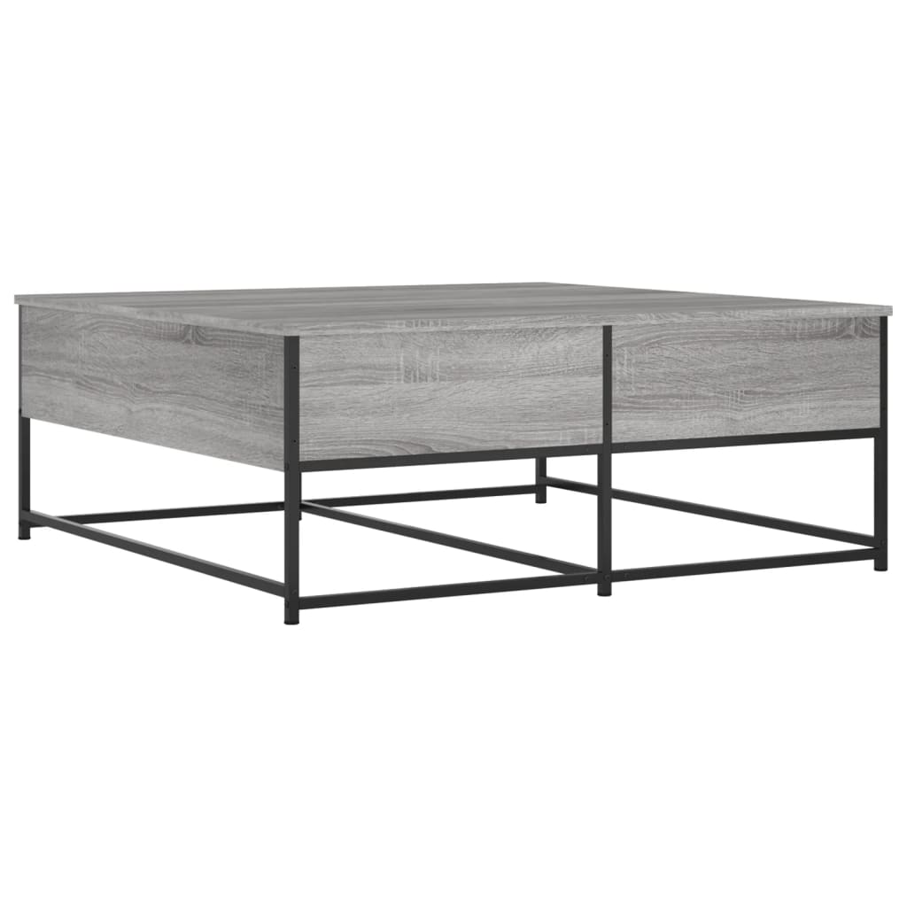 Stolić za kavu boja sivog hrasta 100x99x40 cm konstruirano drvo