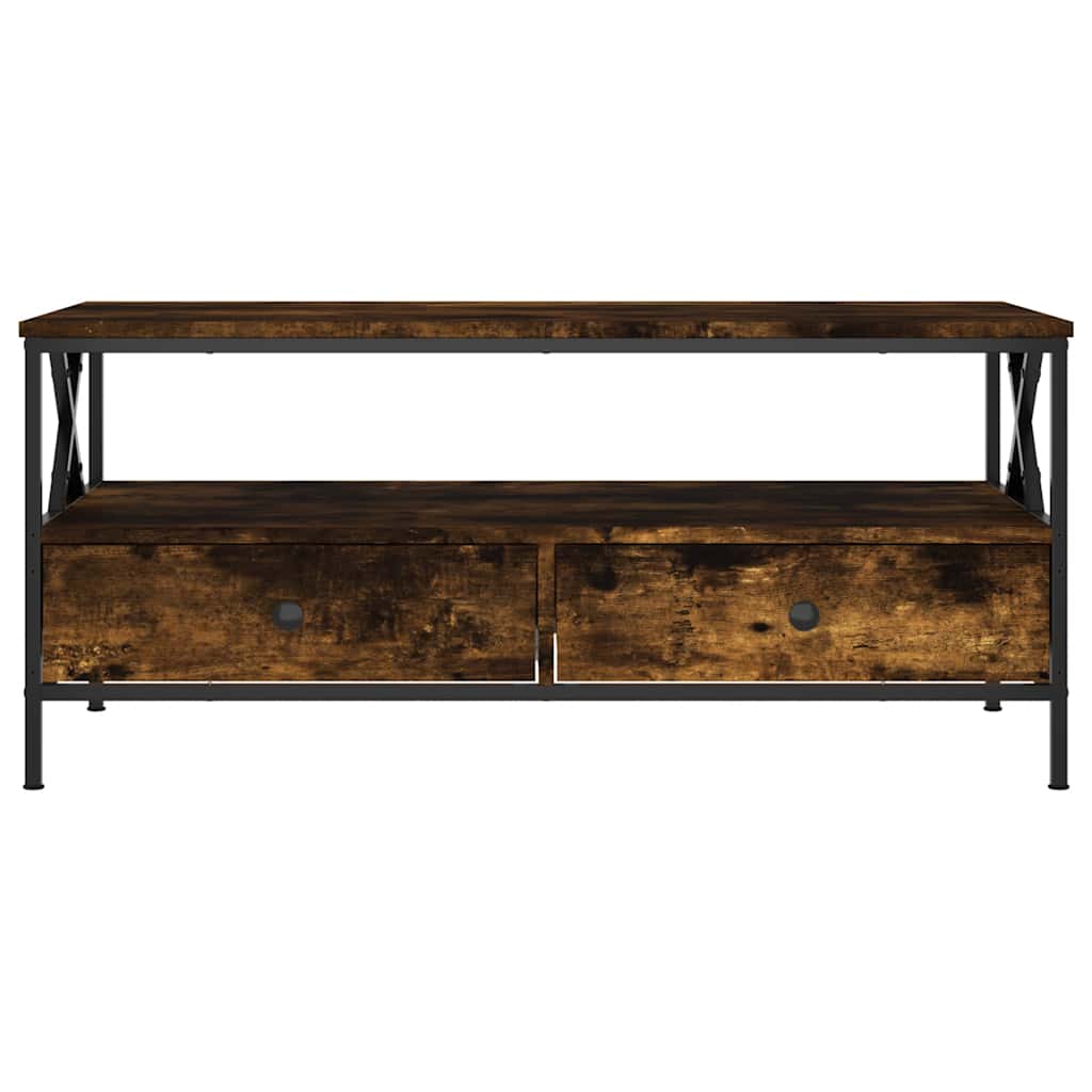 Stolić za kavu boja hrasta 100 x 51 x 45 cm konstruirano drvo