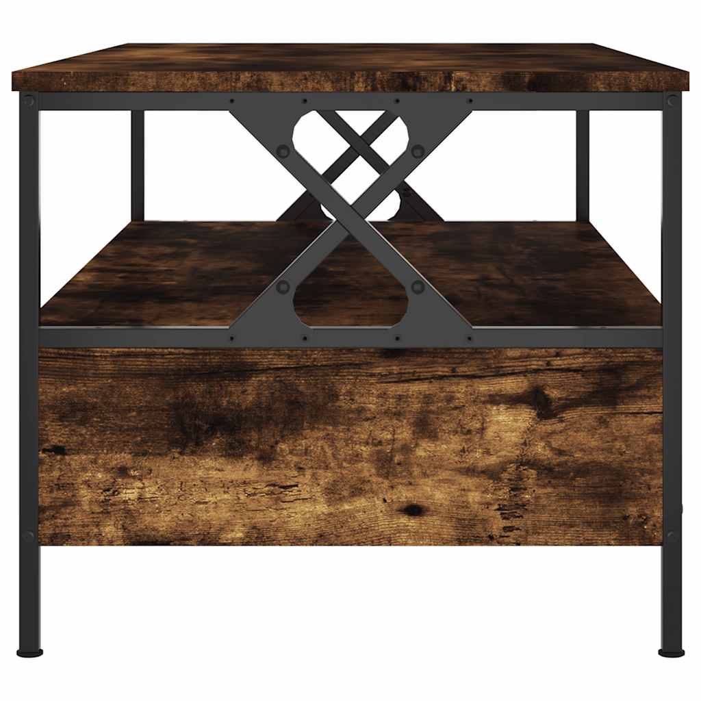 Stolić za kavu boja hrasta 100 x 51 x 45 cm konstruirano drvo