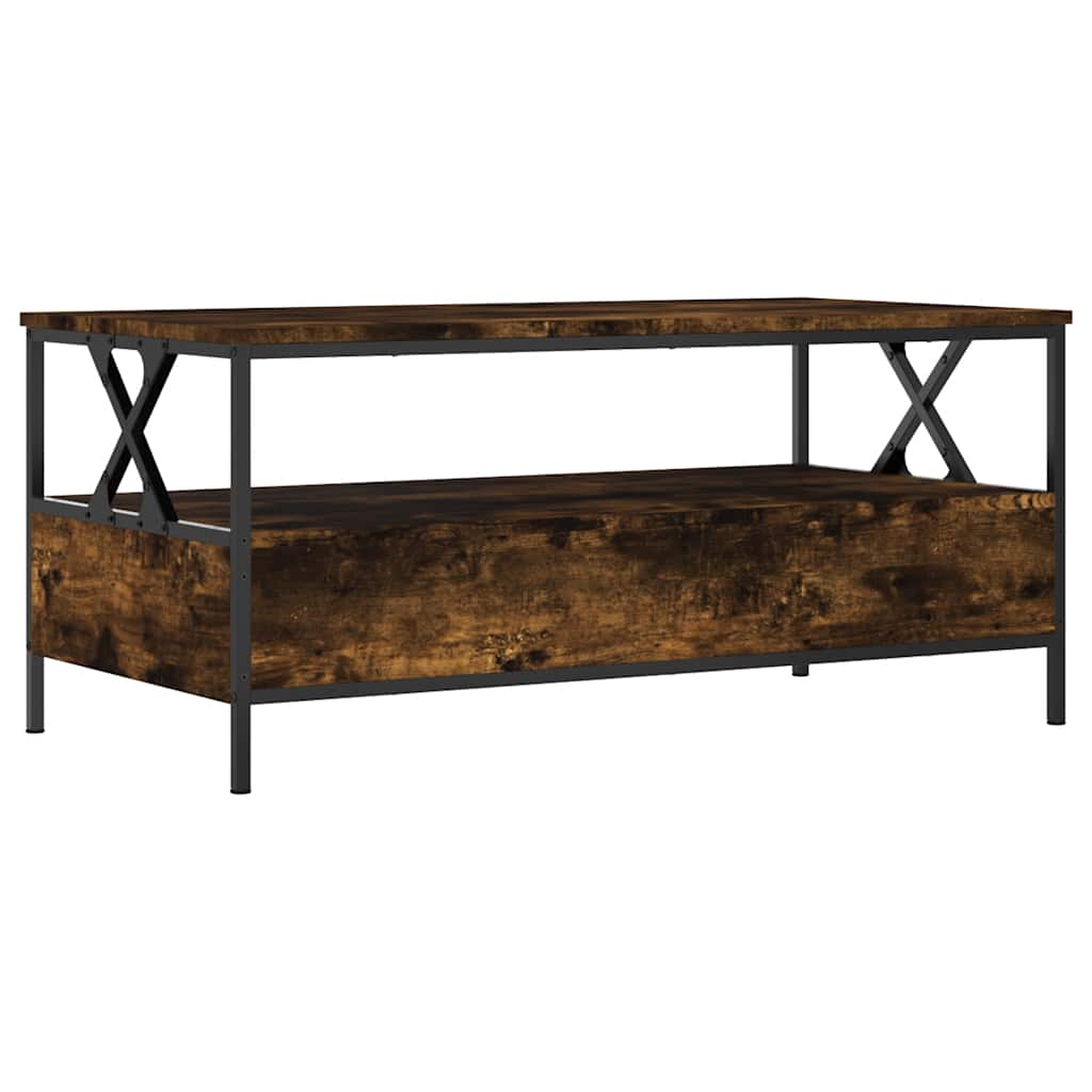 Stolić za kavu boja hrasta 100 x 51 x 45 cm konstruirano drvo