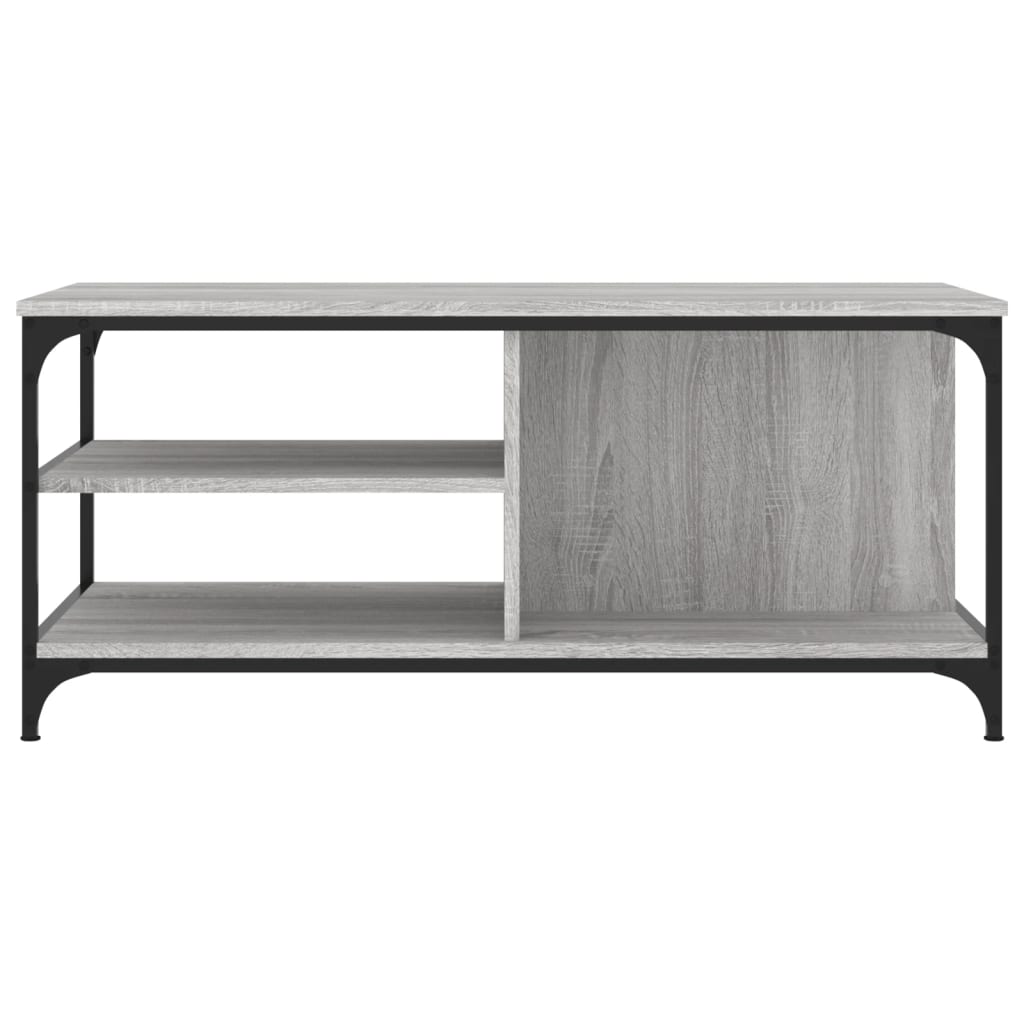 Stolić za kavu boja sivog hrasta 100x50x45 cm konstruirano drvo