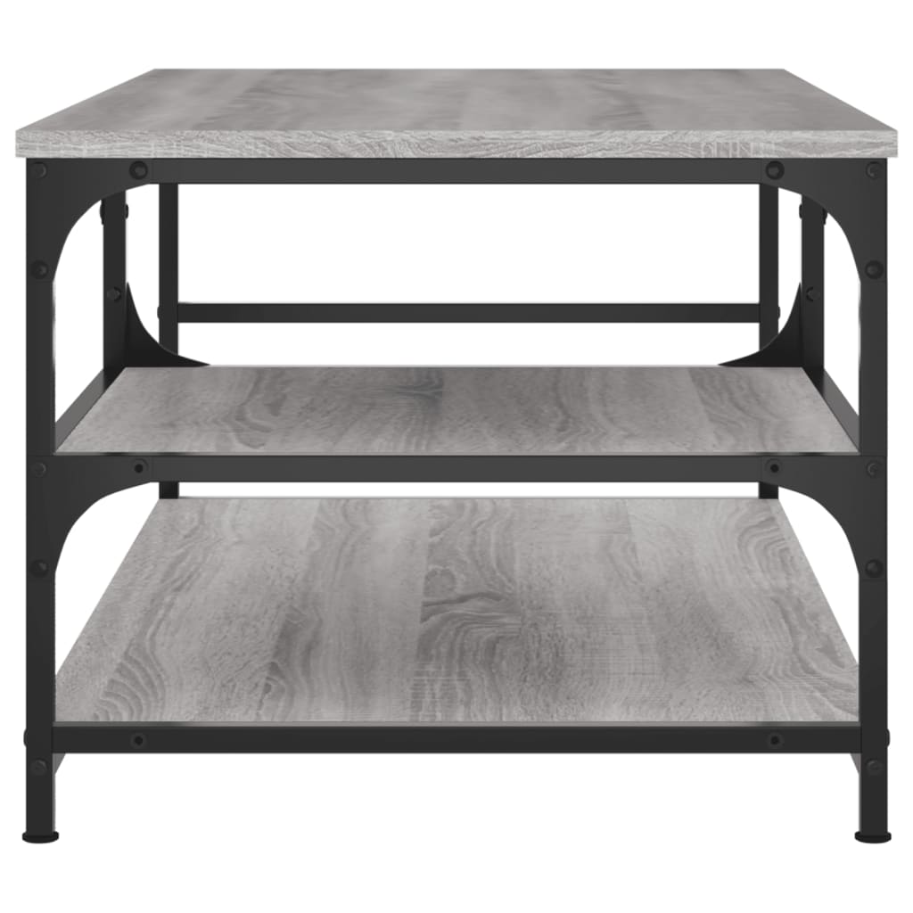 Stolić za kavu boja sivog hrasta 90x49x40 cm konstruirano drvo