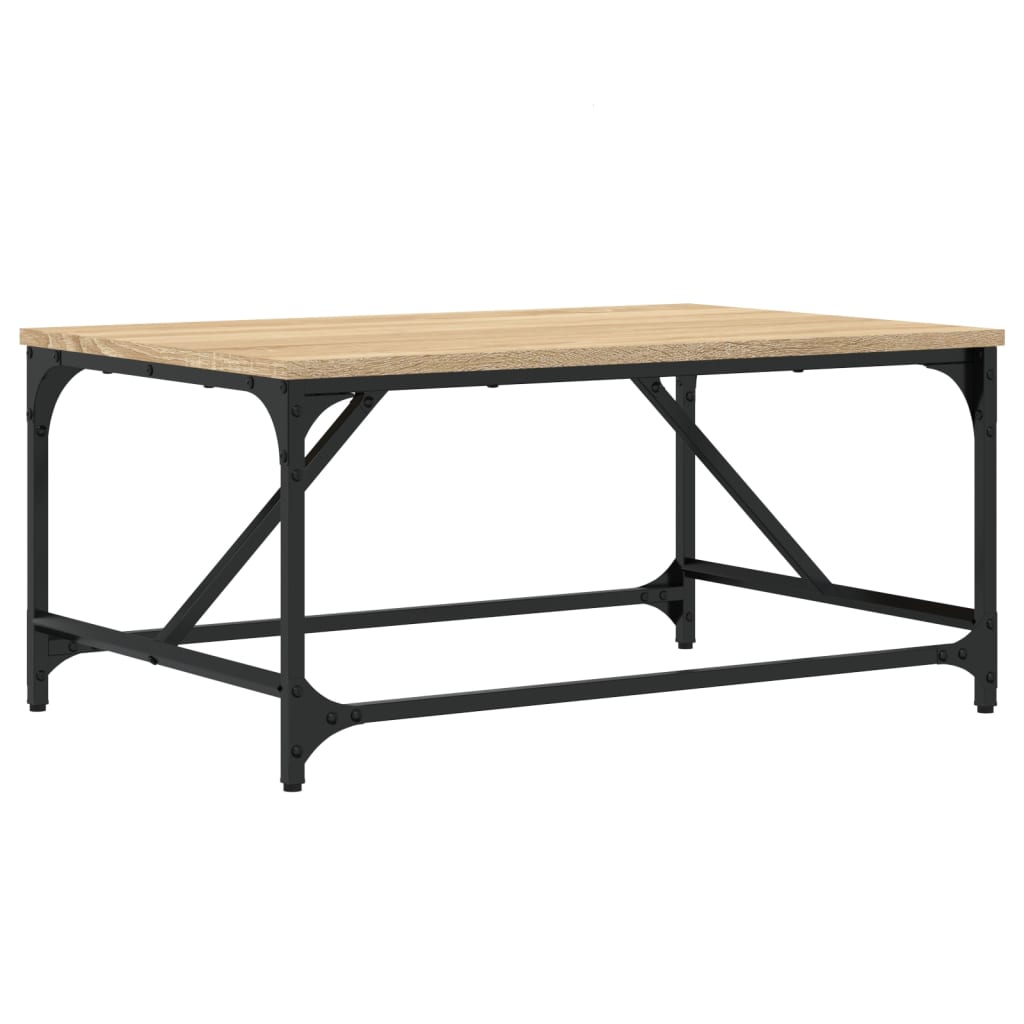 Stolić za kavu boja hrasta 75x50x35 cm konstruirano drvo