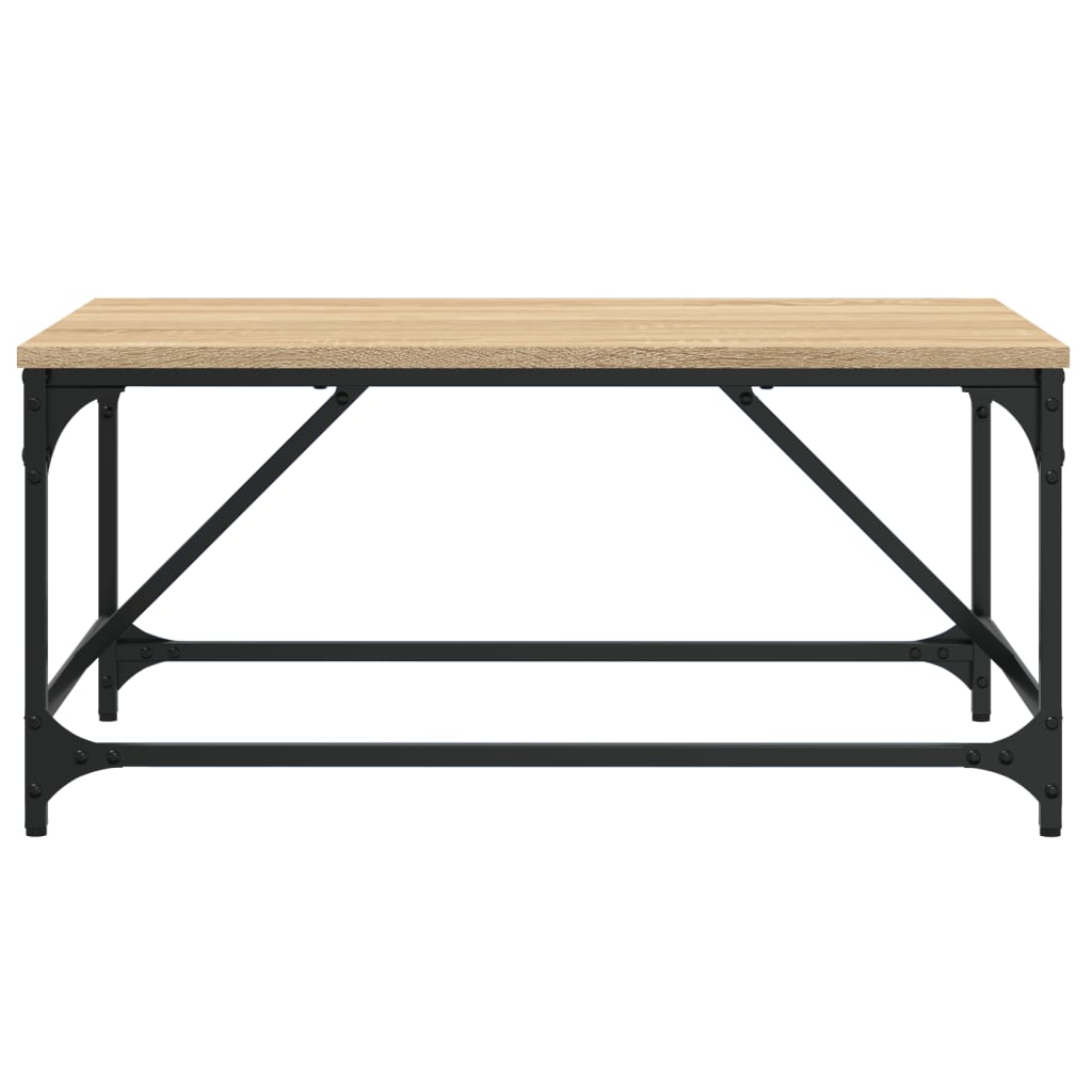 Stolić za kavu boja hrasta 75x50x35 cm konstruirano drvo