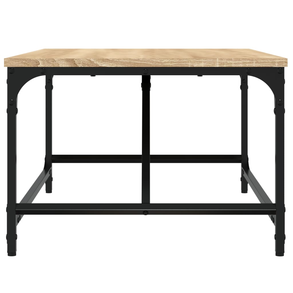 Stolić za kavu boja hrasta 75x50x35 cm konstruirano drvo
