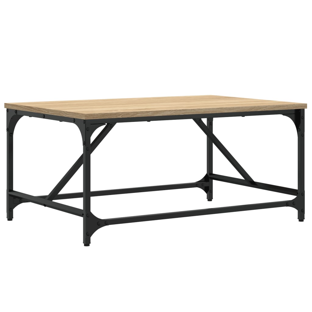 Stolić za kavu boja hrasta 75x50x35 cm konstruirano drvo
