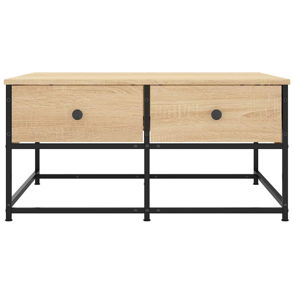 Stolić za kavu boja hrasta sonome 80x80x40 cm konstruirano drvo