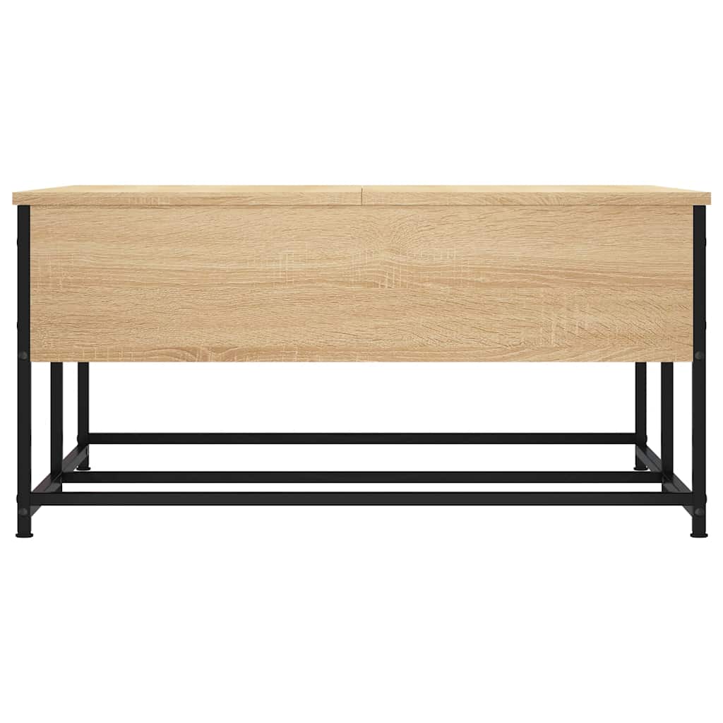 Stolić za kavu boja hrasta sonome 80x80x40 cm konstruirano drvo