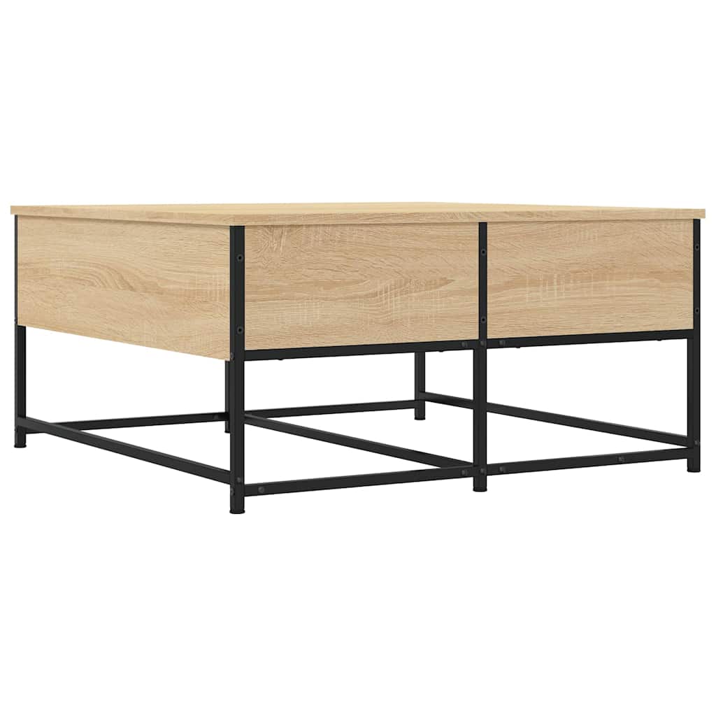 Stolić za kavu boja hrasta sonome 80x80x40 cm konstruirano drvo