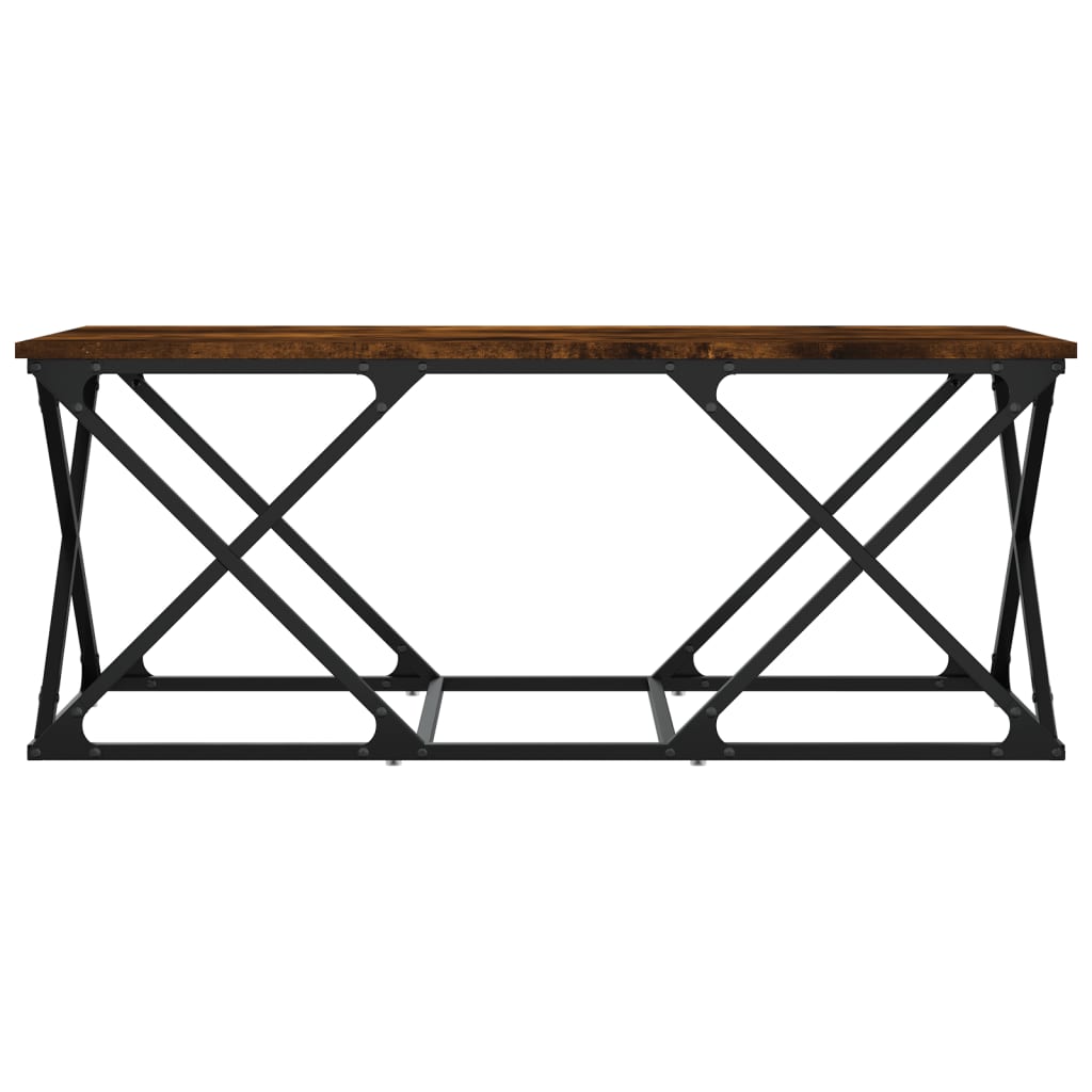 Stolić za kavu boja hrasta 100 x 49 x 40 cm konstruirano drvo