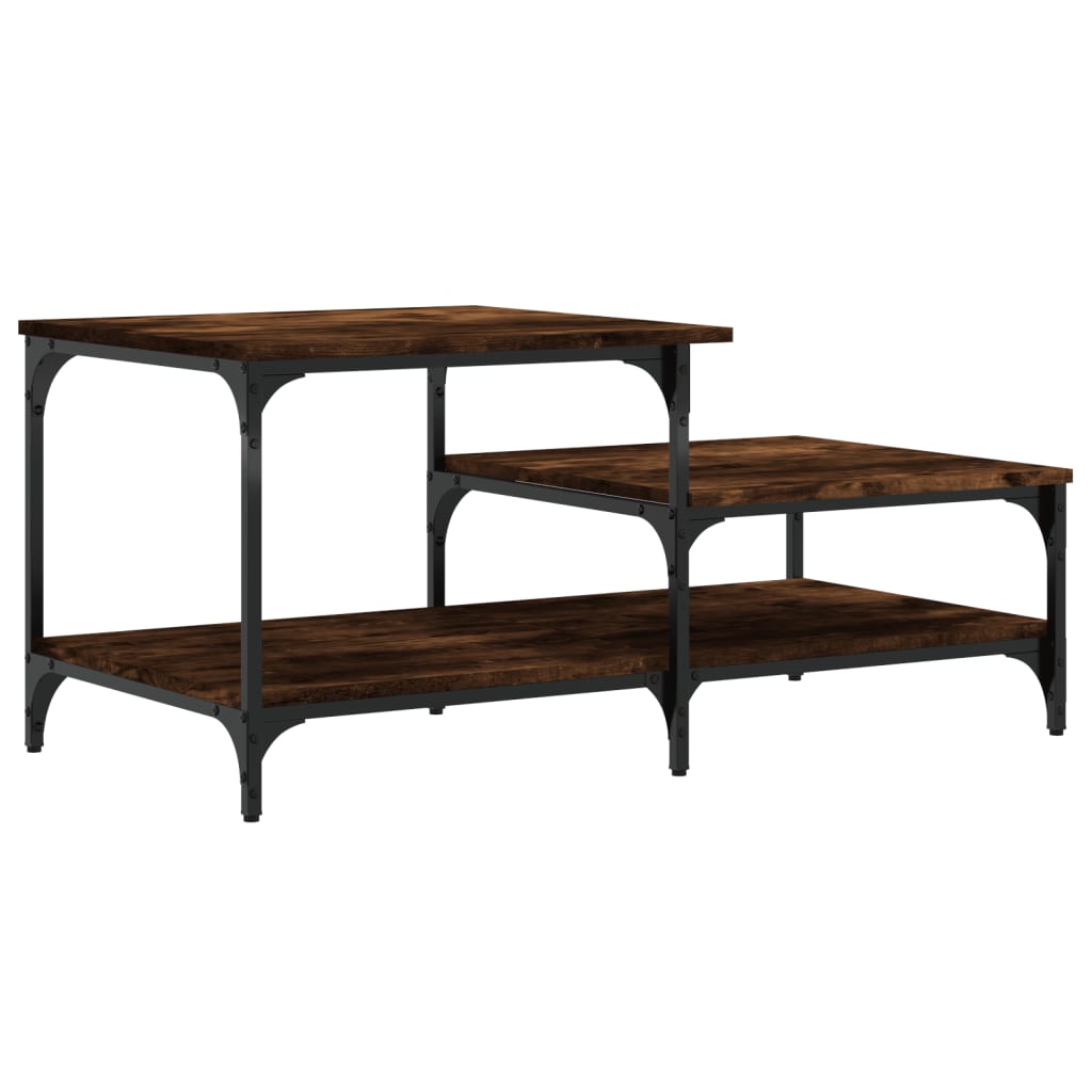 Stolić za kavu boja hrasta 100 x 50,5 x 45 cm konstruirano drvo
