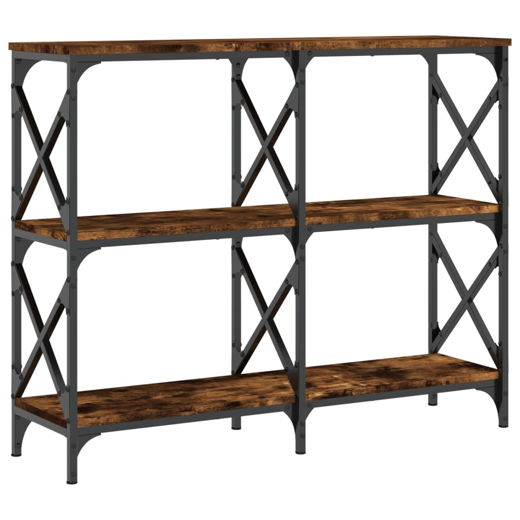 Konzolni stol boja hrasta 100x28x80,5 cm od konstruiranog drva