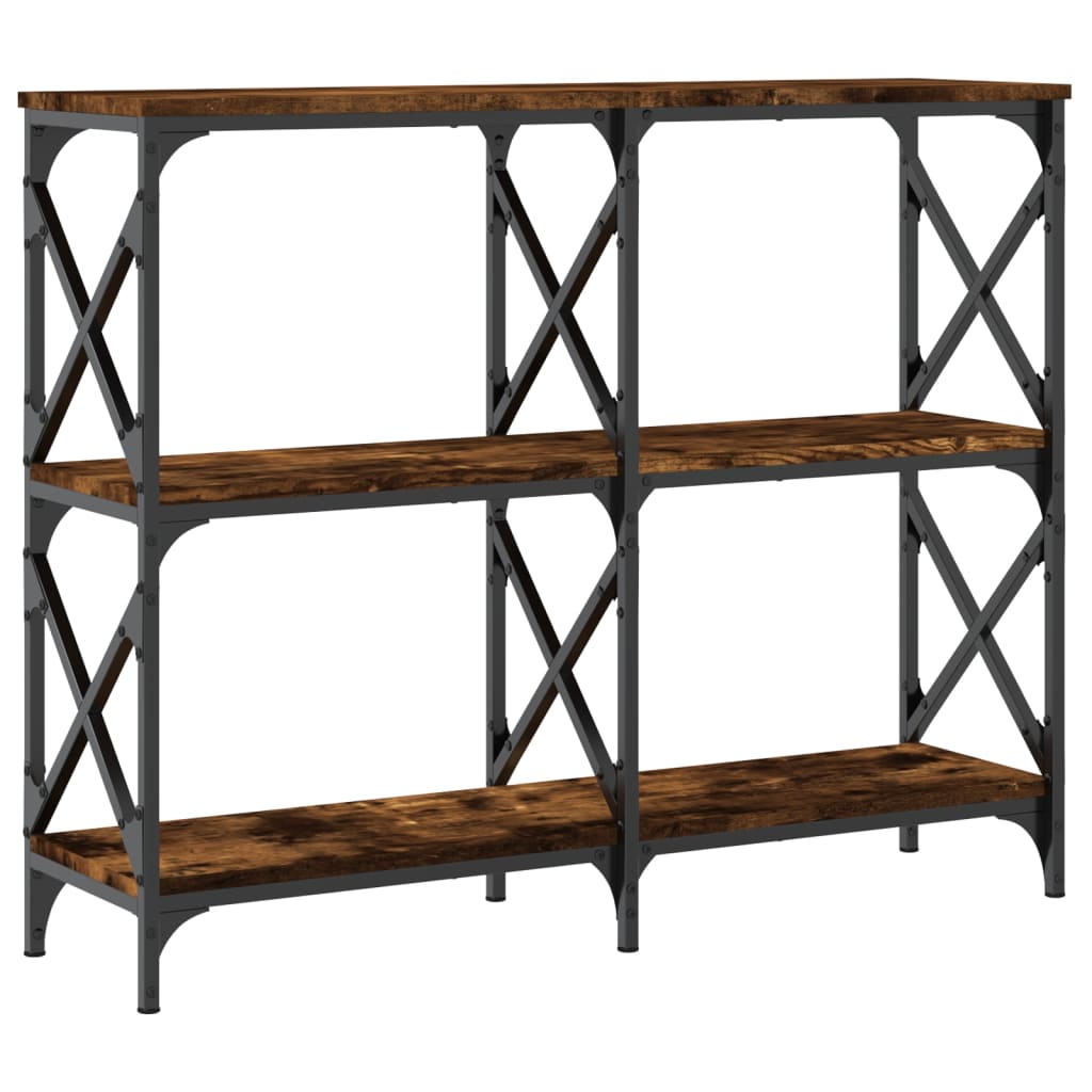 Konzolni stol boja hrasta 100x28x80,5 cm od konstruiranog drva