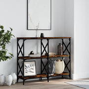Konzolni stol boja hrasta 100x28x80,5 cm od konstruiranog drva