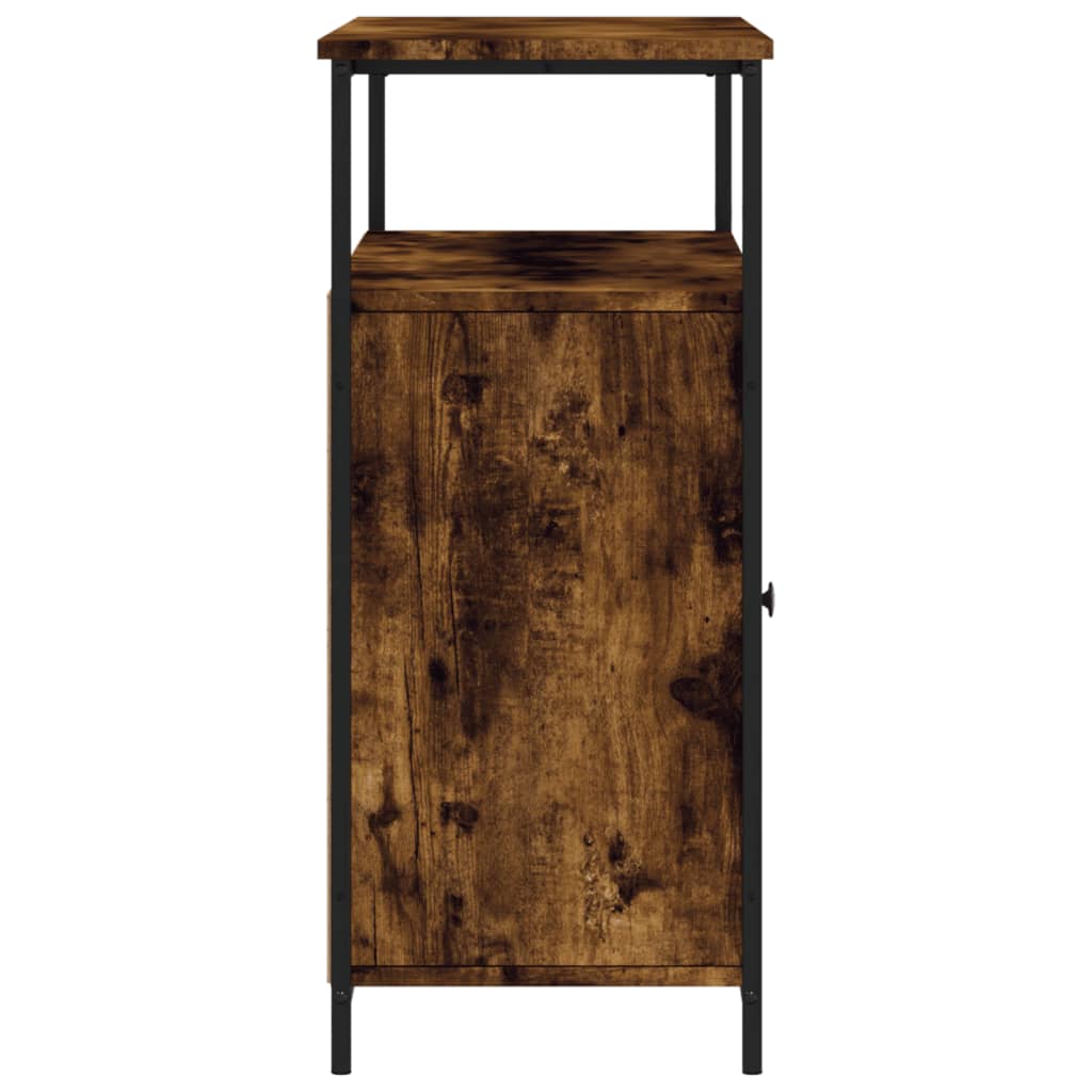 Komoda boja dimljenog hrasta 100x35x80 cm konstruirano drvo