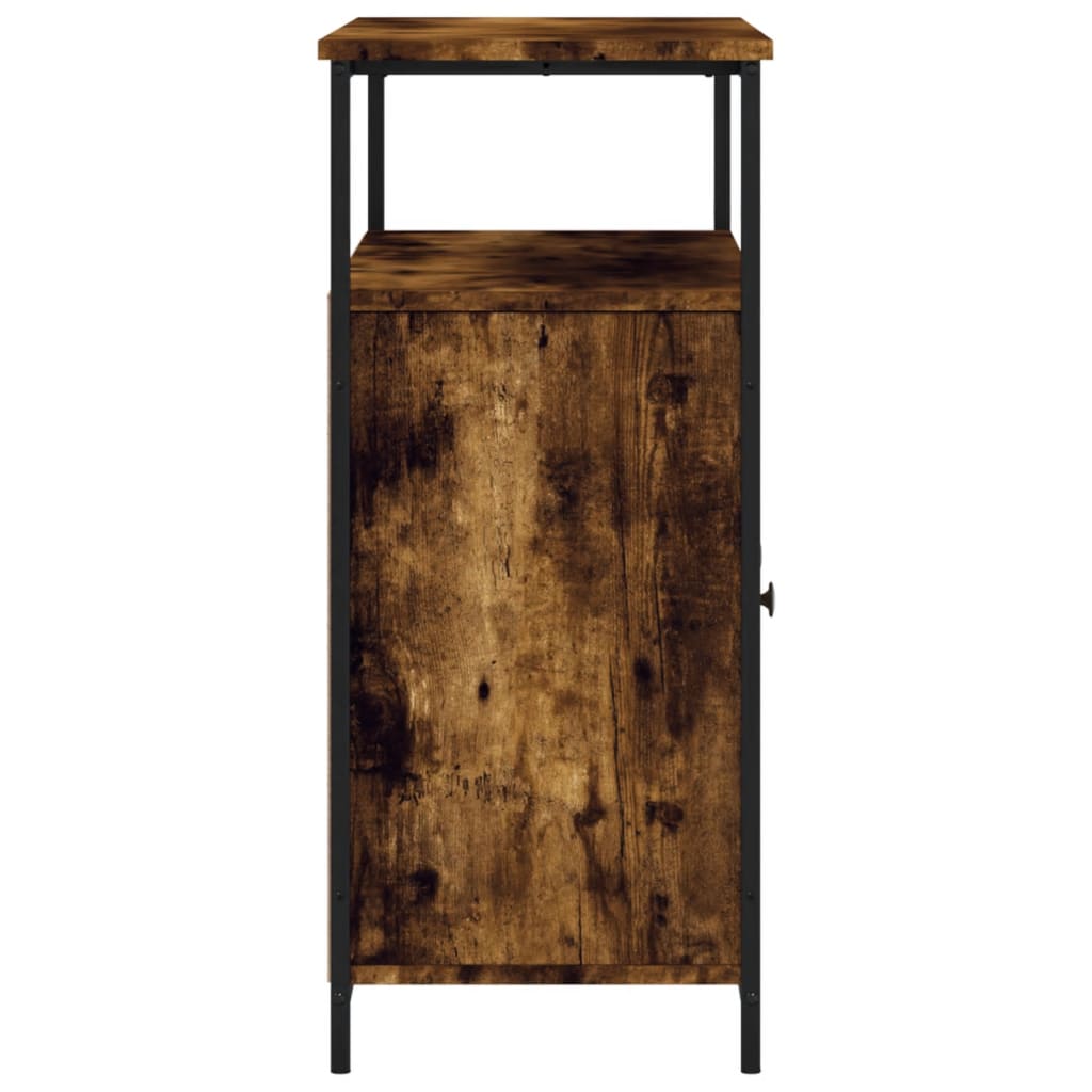 Komoda boja dimljenog hrasta 100x35x80 cm konstruirano drvo
