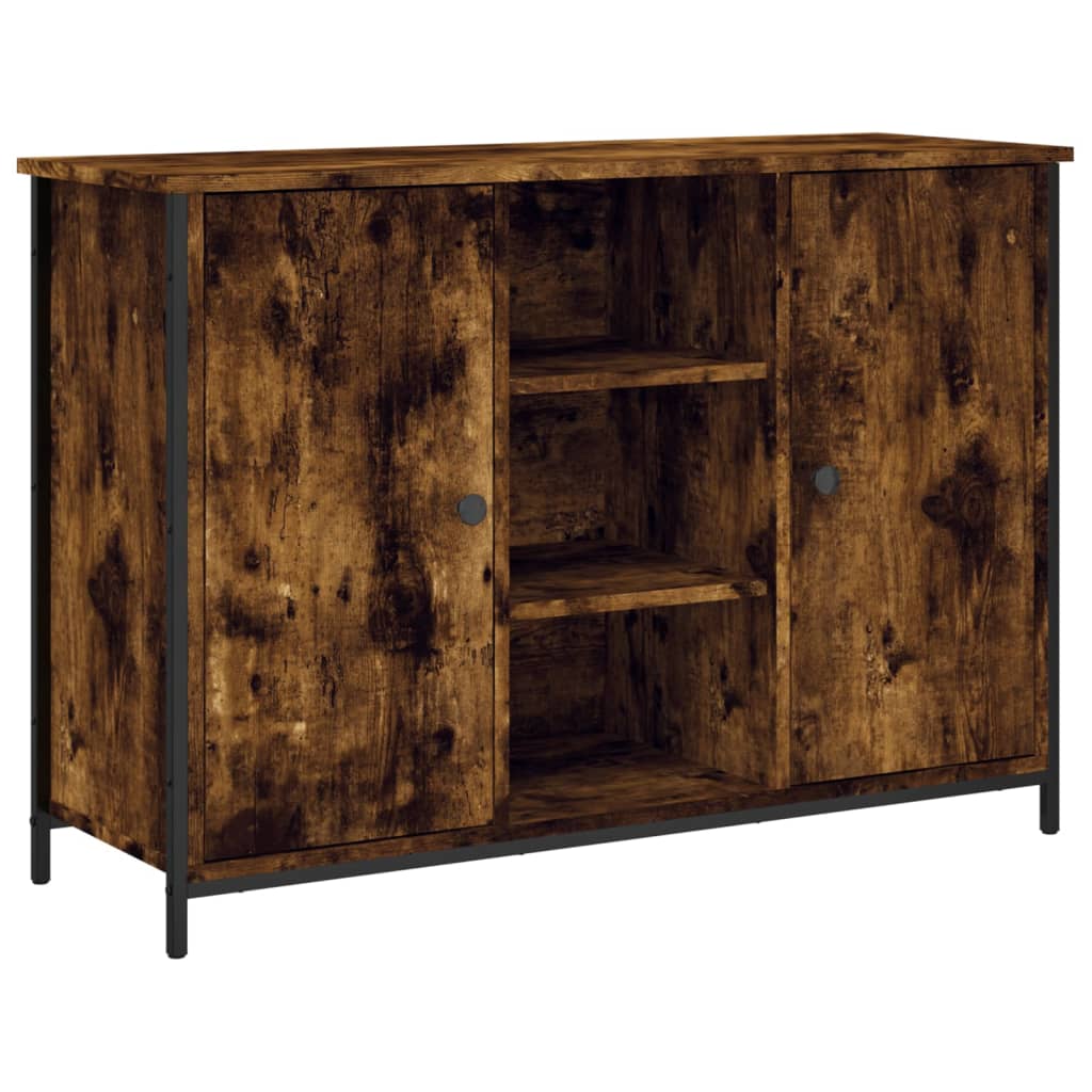 Komoda boja dimljenog hrasta 100 x 35 x 70 cm konstruirano drvo