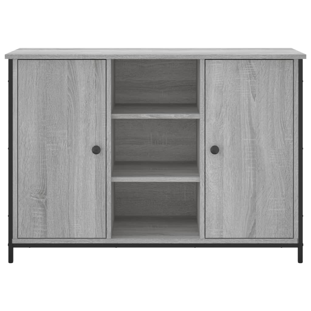 Komoda siva boja hrasta 100 x 35 x 70 cm od konstruiranog drva