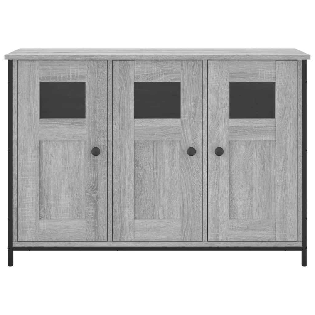 Komoda siva boja hrasta 100 x 35 x 70 cm od konstruiranog drva