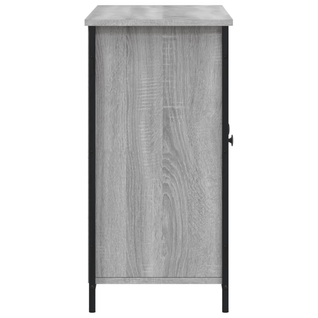 Komoda siva boja hrasta 100 x 35 x 70 cm od konstruiranog drva