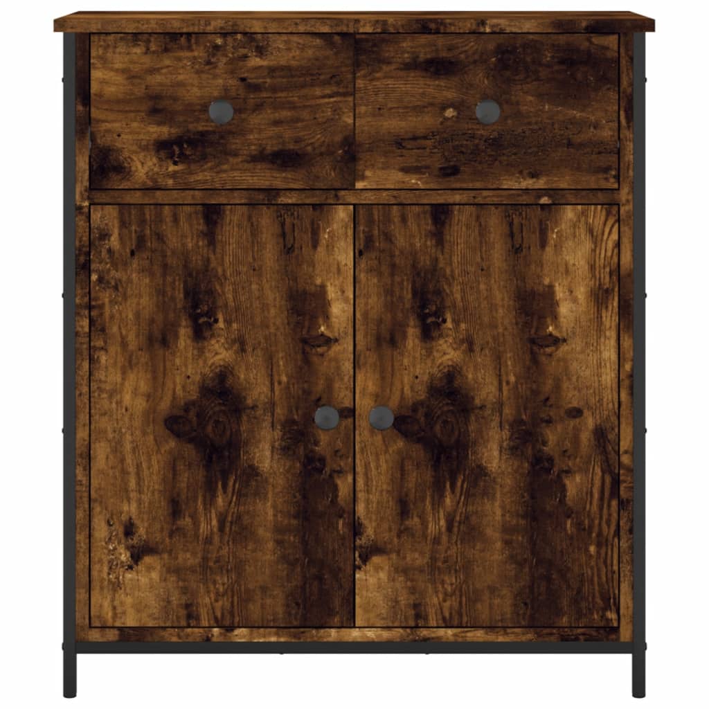 Komoda boja dimljenog hrasta 70 x 30 x 80 cm konstruirano drvo